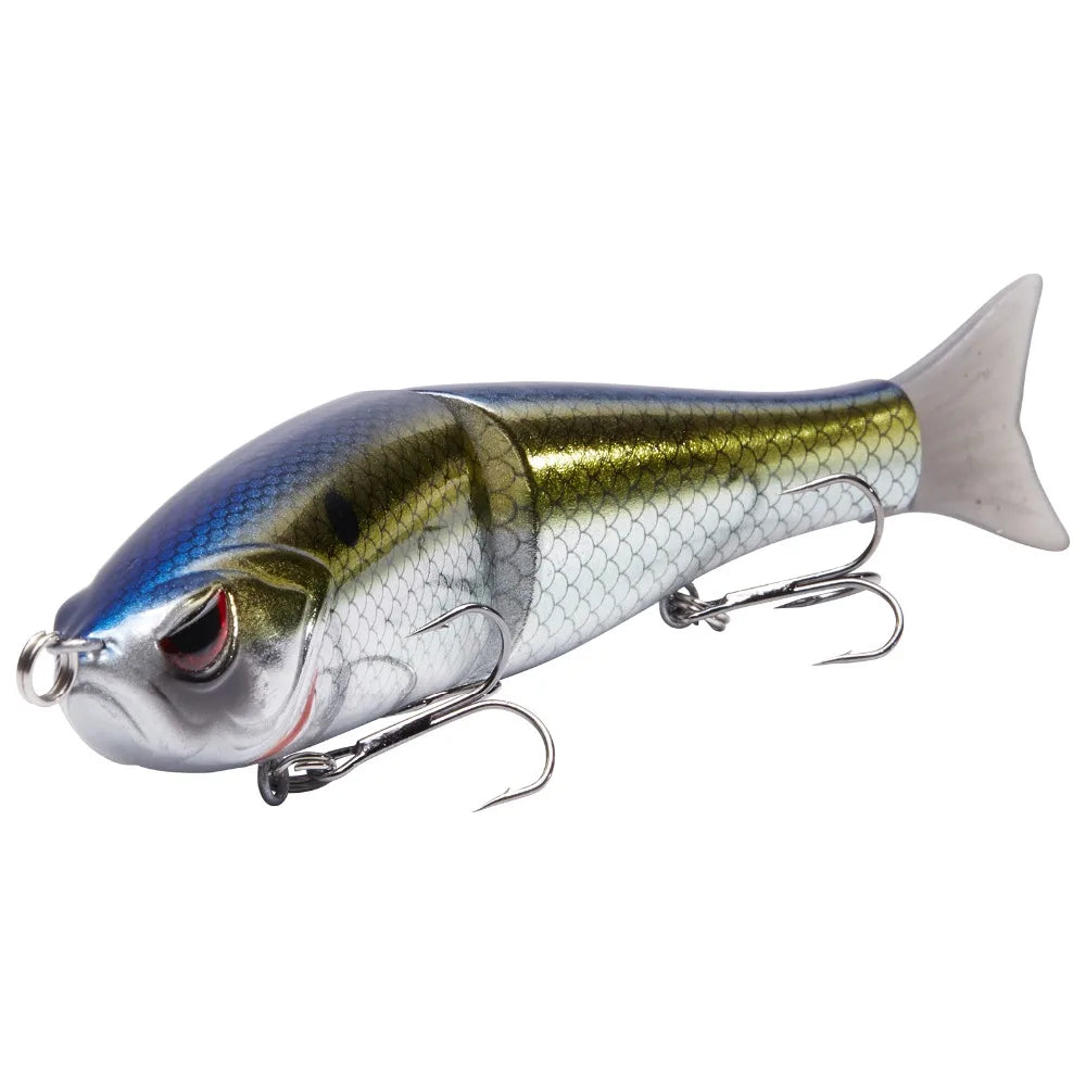 Bassdash Swimbaits - Señuelos deslizantes , 17,8 cm/62,5 g y 11,5 cm/18,4 g