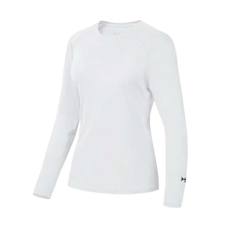 Camiseta Bassdash para mujer con protección solar UPF 50+ UV, manga larga, ideal para pesca y senderismo
