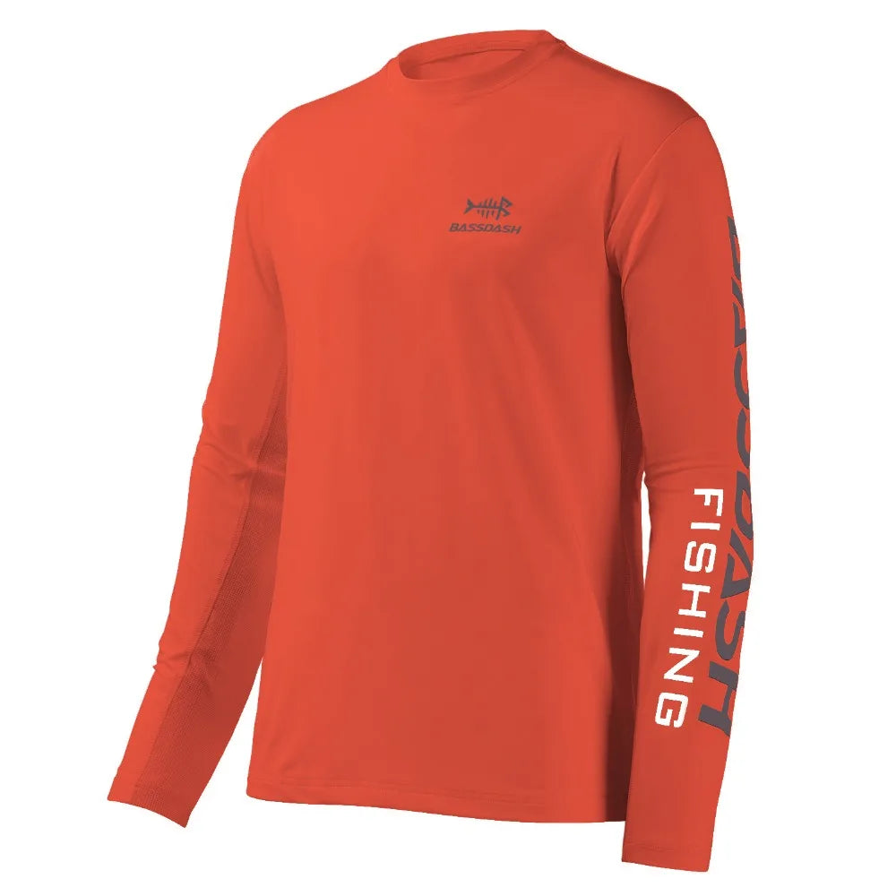 Bassdash Men's UV Sun Protection UPF 50+ Fishing Shirts Long Sleeve Tee