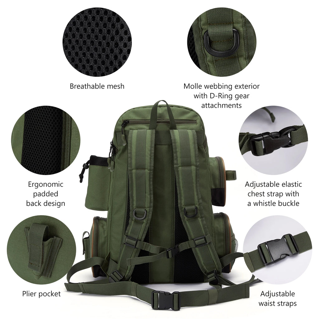 Mochila para accesorios de pesca Bassdash
