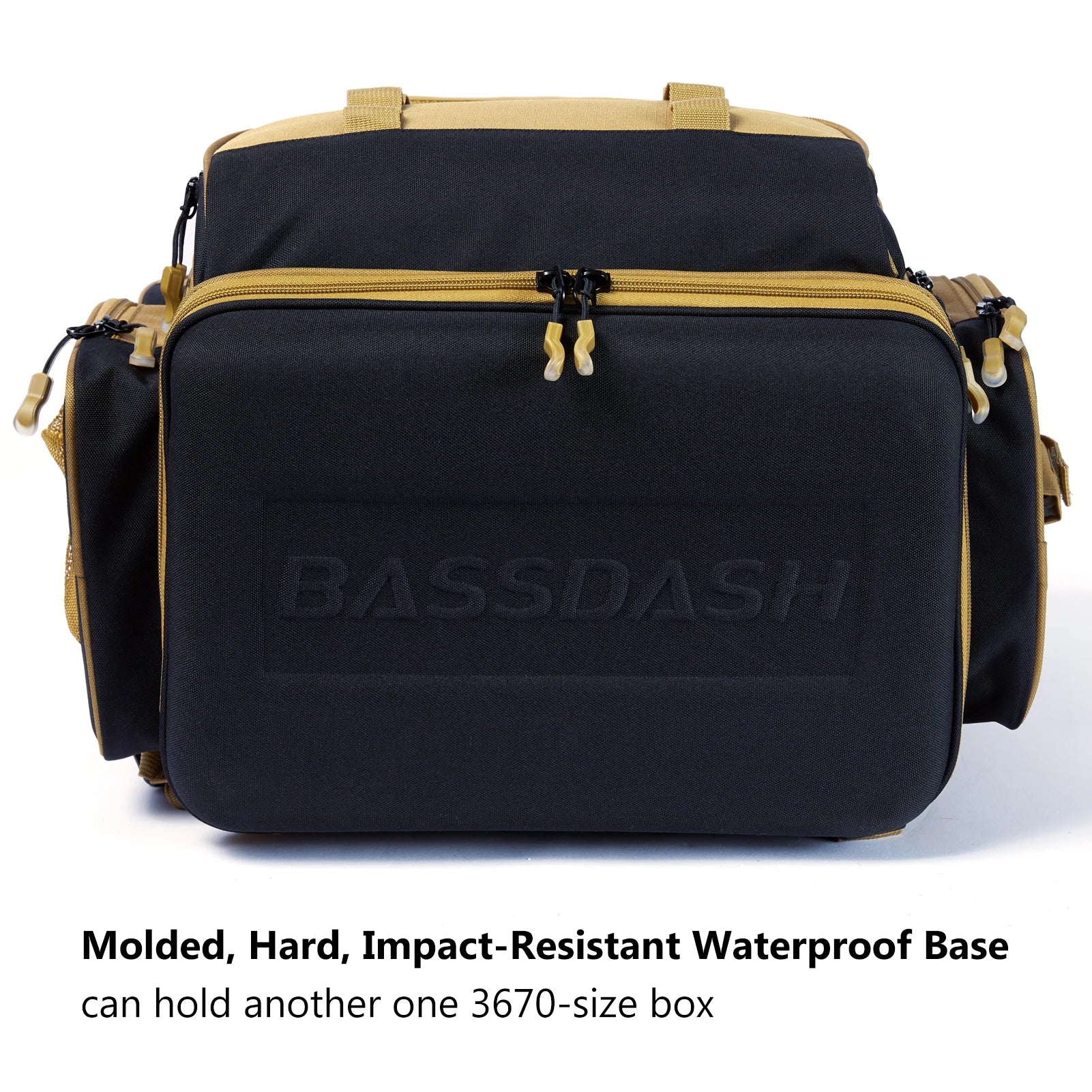 Mochila táctica verde militar Bassdash para pesca, bolsa de hombro con funda protectora para lluvia SD2