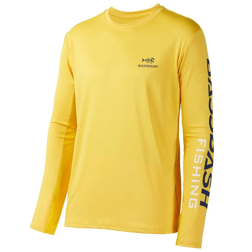 Bassdash Men's UV Sun Protection UPF 50+ Fishing Shirts Long Sleeve Tee