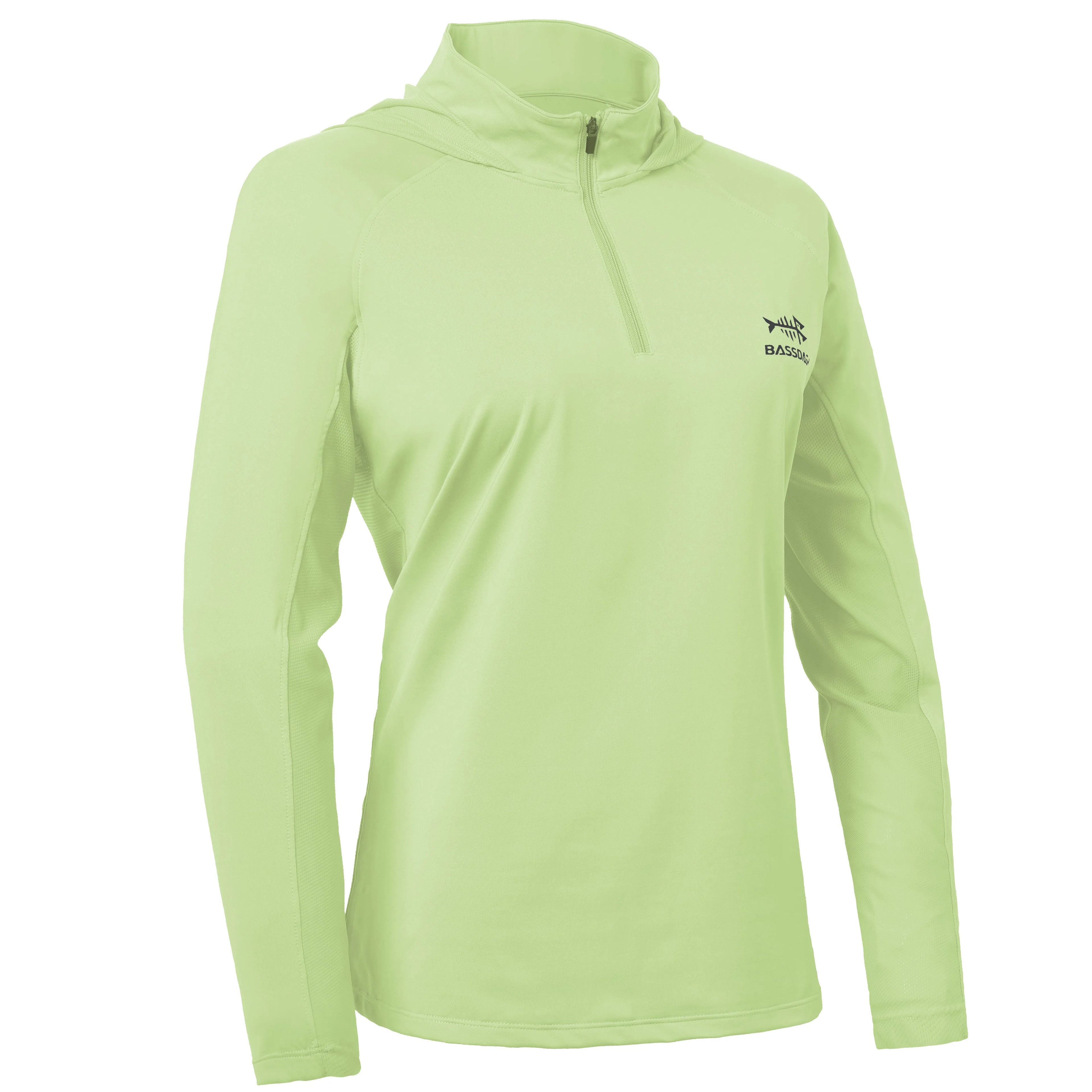 Bassdash - Sudadera informal con capucha para mujer, UPF 50+, manga larga, para exteriores, pesca, senderismo