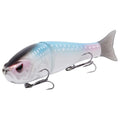 Bassdash Swimbaits - Señuelos deslizantes para lucio, trucha y pececillo, duros, 17,8 cm/62,5 g y 11,5 cm/18,4 g