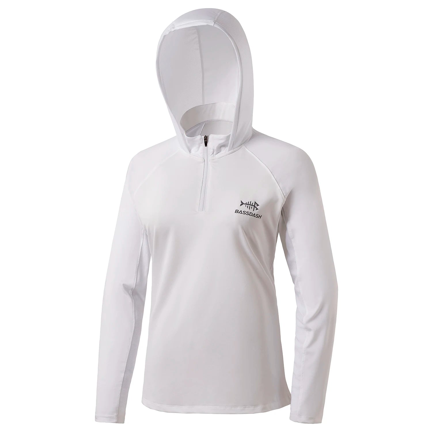 Bassdash - Sudadera informal con capucha para mujer, UPF 50+, manga larga, para exteriores, pesca, senderismo