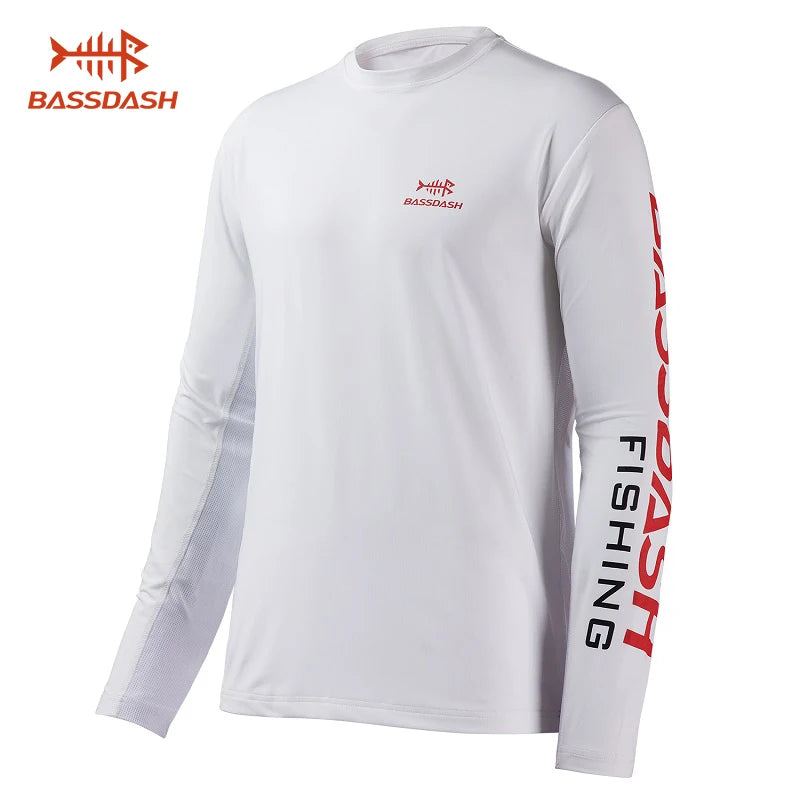 Bassdash Men's UV Sun Protection UPF 50+ Fishing Shirts Long Sleeve Tee