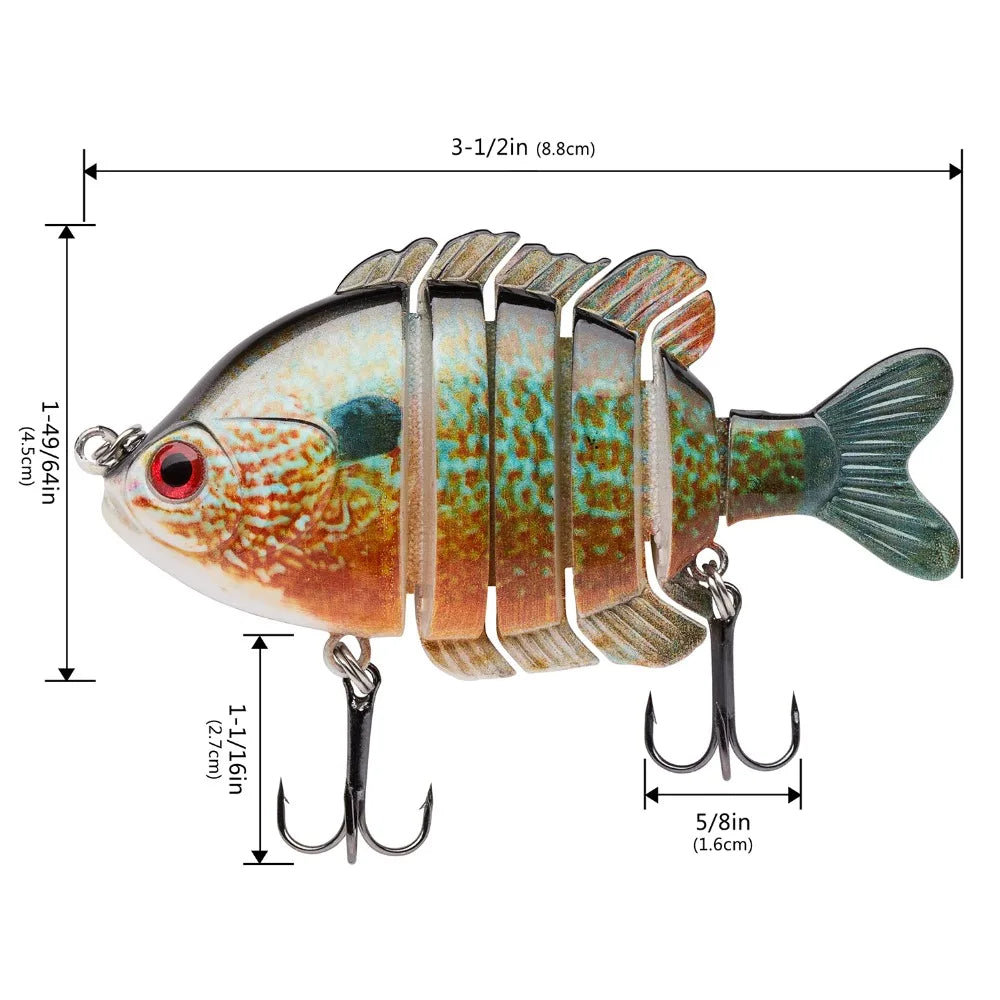 Bassdash SwimPanfish - S, 24 g/8,8 cm, 4 colores