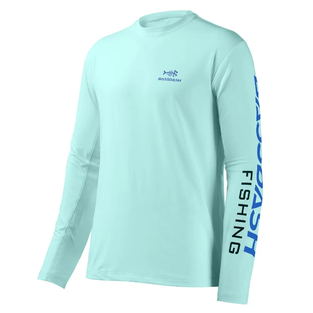Bassdash Men's UV Sun Protection UPF 50+ Fishing Shirts Long Sleeve Tee