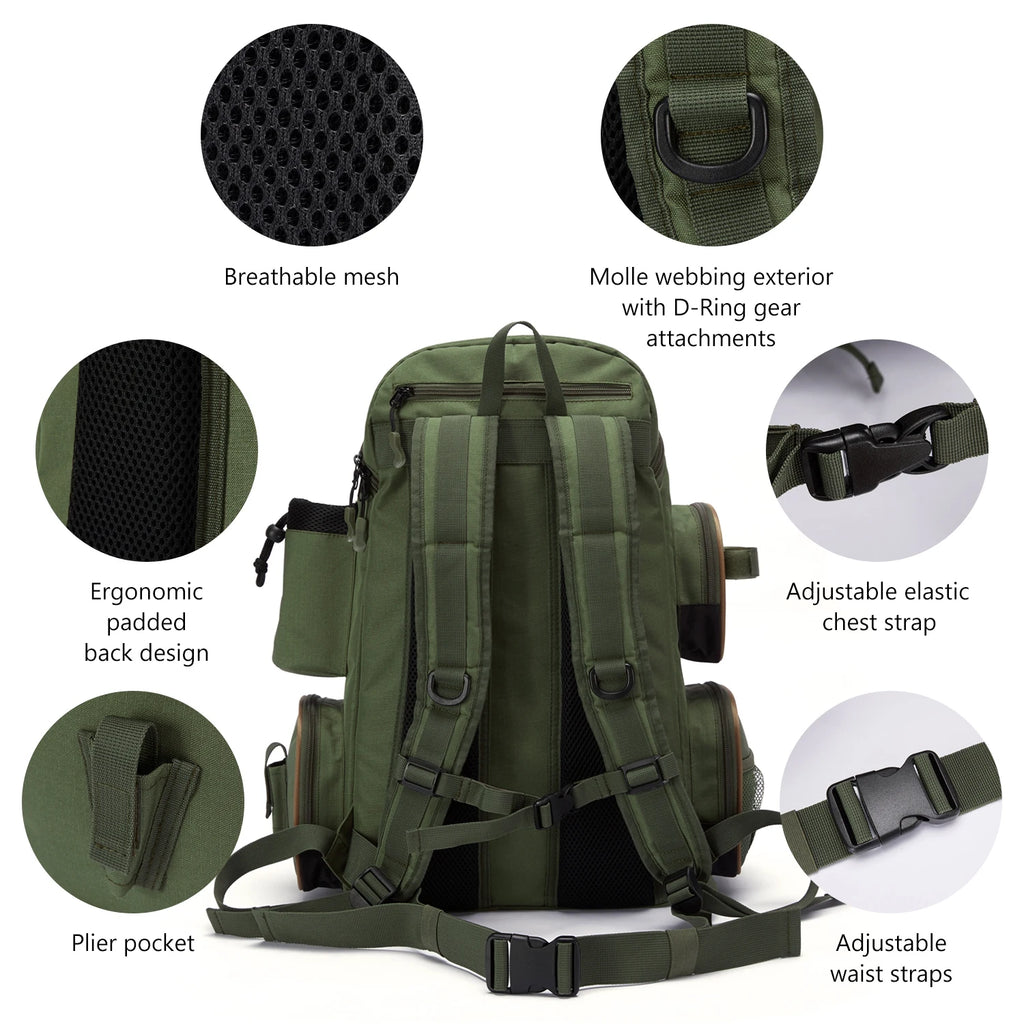 Mochila para accesorios de pesca Bassdash
