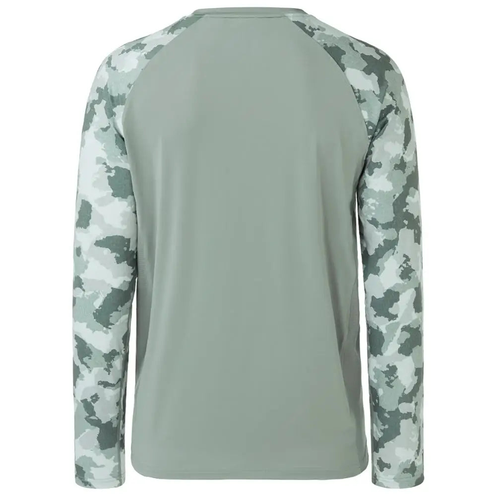 Camiseta de pesca Bassdash UPF 50 para hombre, camisa de manga larga de camuflaje, sudadera de secado rápido