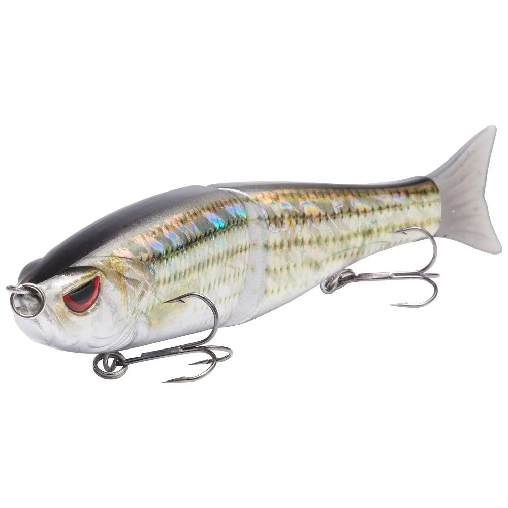 Bassdash Swimbaits - Señuelos deslizantes , 17,8 cm/62,5 g y 11,5 cm/18,4 g