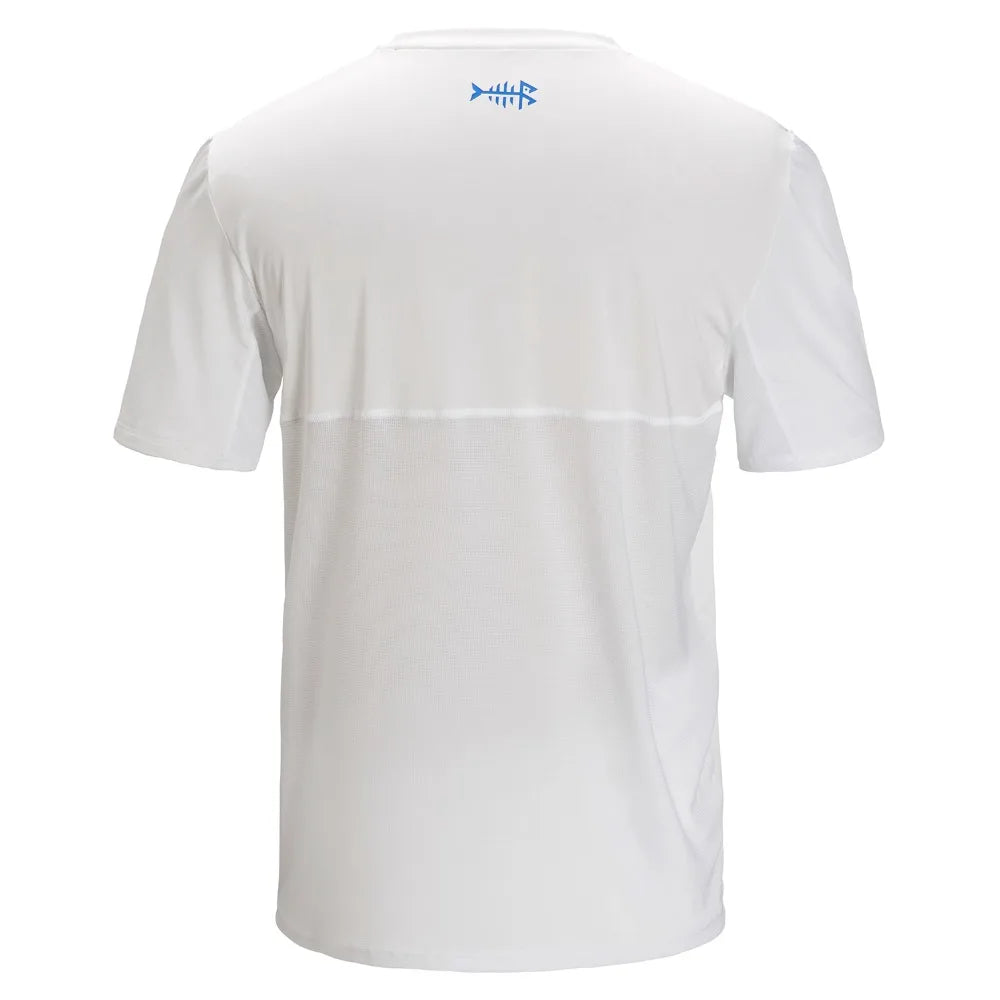 Bassdash Men’s UPF 50+ Sun Protection Fishing Shirt Short Sleeve UV T-Shirt