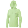 Bassdash - Sudadera informal con capucha para mujer, UPF 50+, manga larga, para exteriores, pesca, senderismo