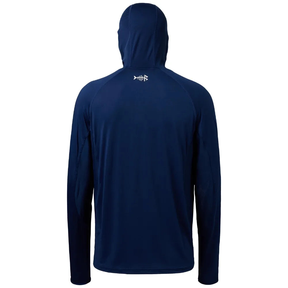 Bassdash UPF 50+ Men’s Long Sleeve Fishing Shirt with Mask UV Neck Gaiter Hoodie