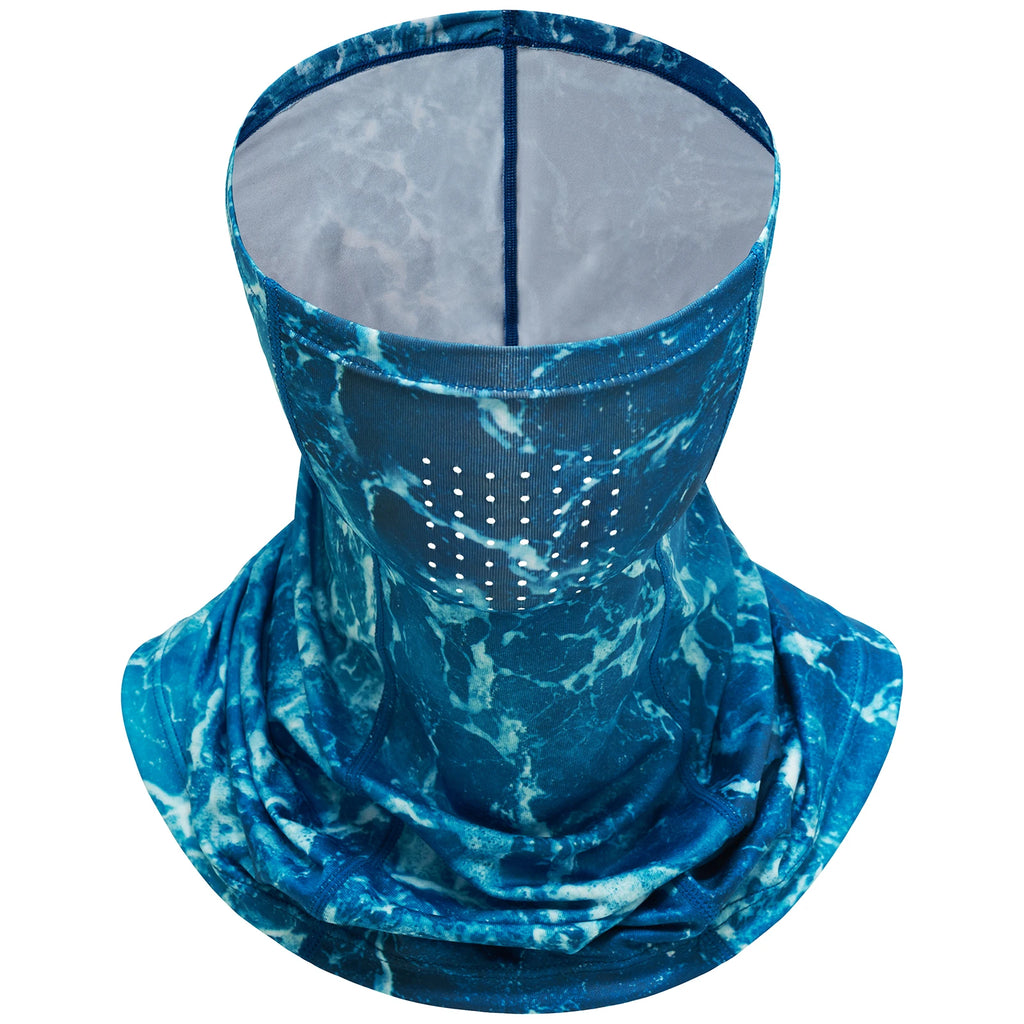 Polaina de cuello Bassdash UPF 50 para pesca, transpirable, con orificios para el sol, para senderismo