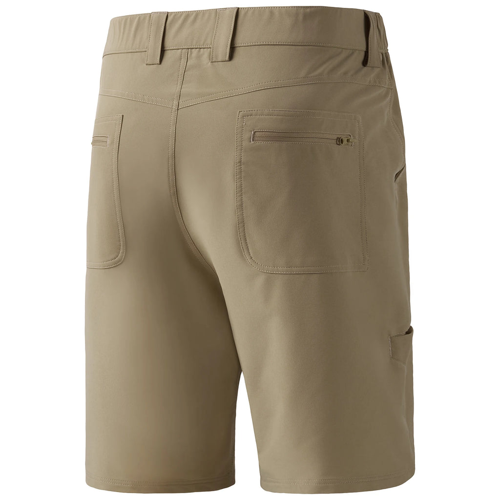 Pantalones cortos de pesca Bassdash para hombre, resistentes al agua, con bolsillos con cremallera, de secado rápido, de camuflaje, tácticos, para golf y senderismo