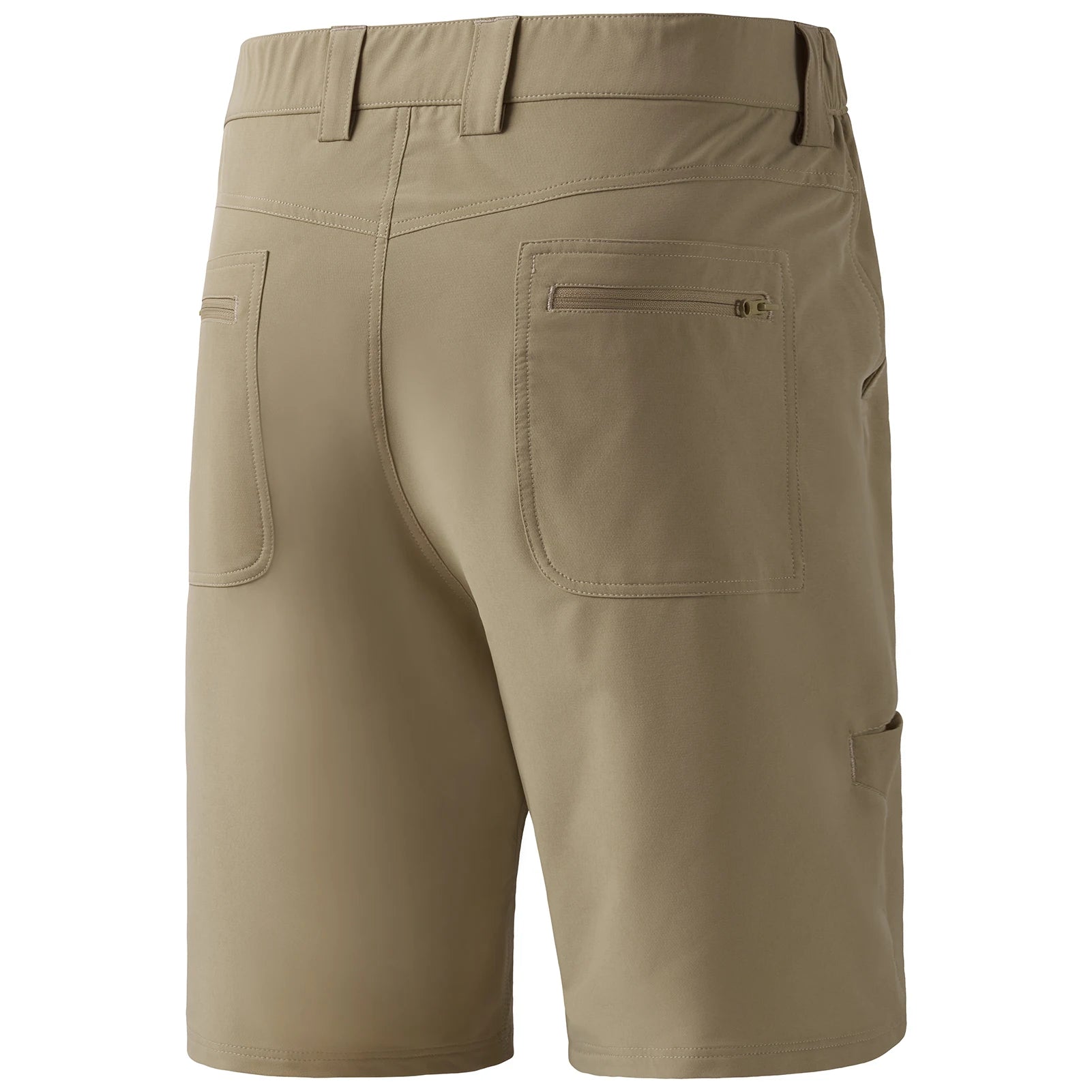 Pantalones cortos de pesca Bassdash para hombre, resistentes al agua, con bolsillos con cremallera, de secado rápido, de camuflaje, tácticos, para golf y senderismo