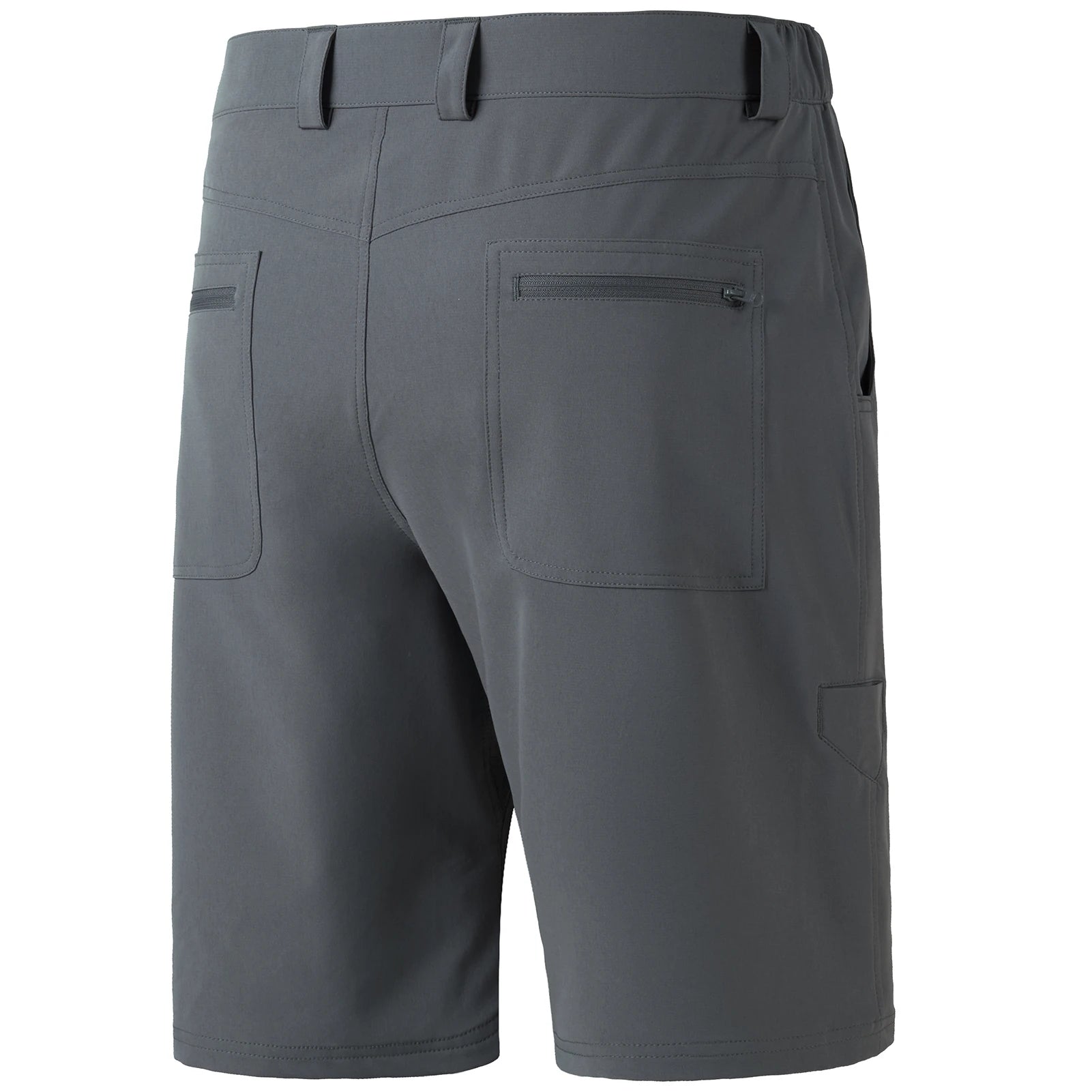 Pantalones cortos de pesca Bassdash para hombre, resistentes al agua, con bolsillos con cremallera, de secado rápido, de camuflaje, tácticos, para golf y senderismo