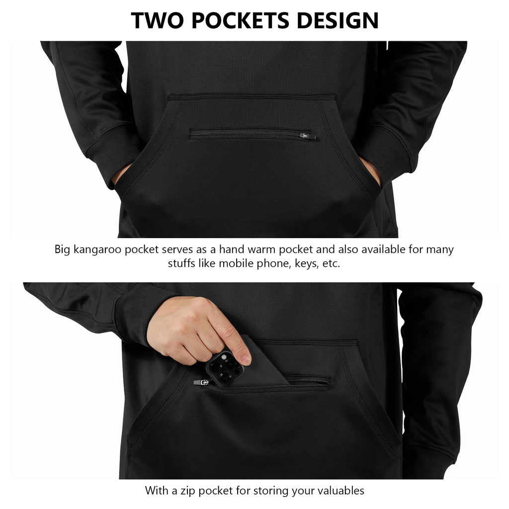 BASSDASH Sudadera con capucha de polar para caza para hombre, de peso medio, resistente al agua, de alto rendimiento, con camuflaje, para pesca al aire libre
