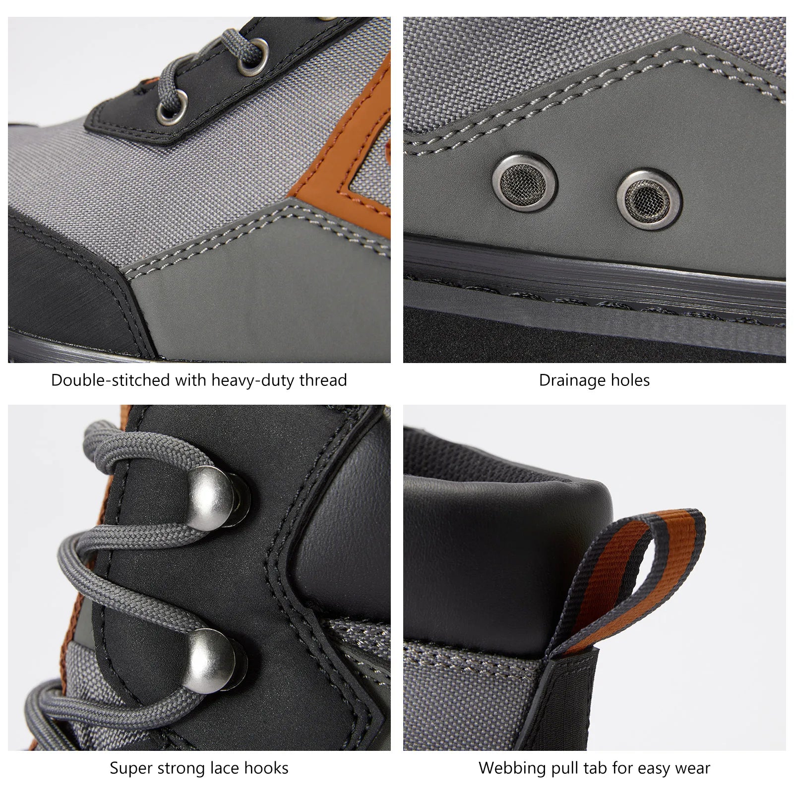 Botas de vadeo BASSDASH Flex para hombre, ligeras, con suela de goma antideslizante, para pesca con mosca