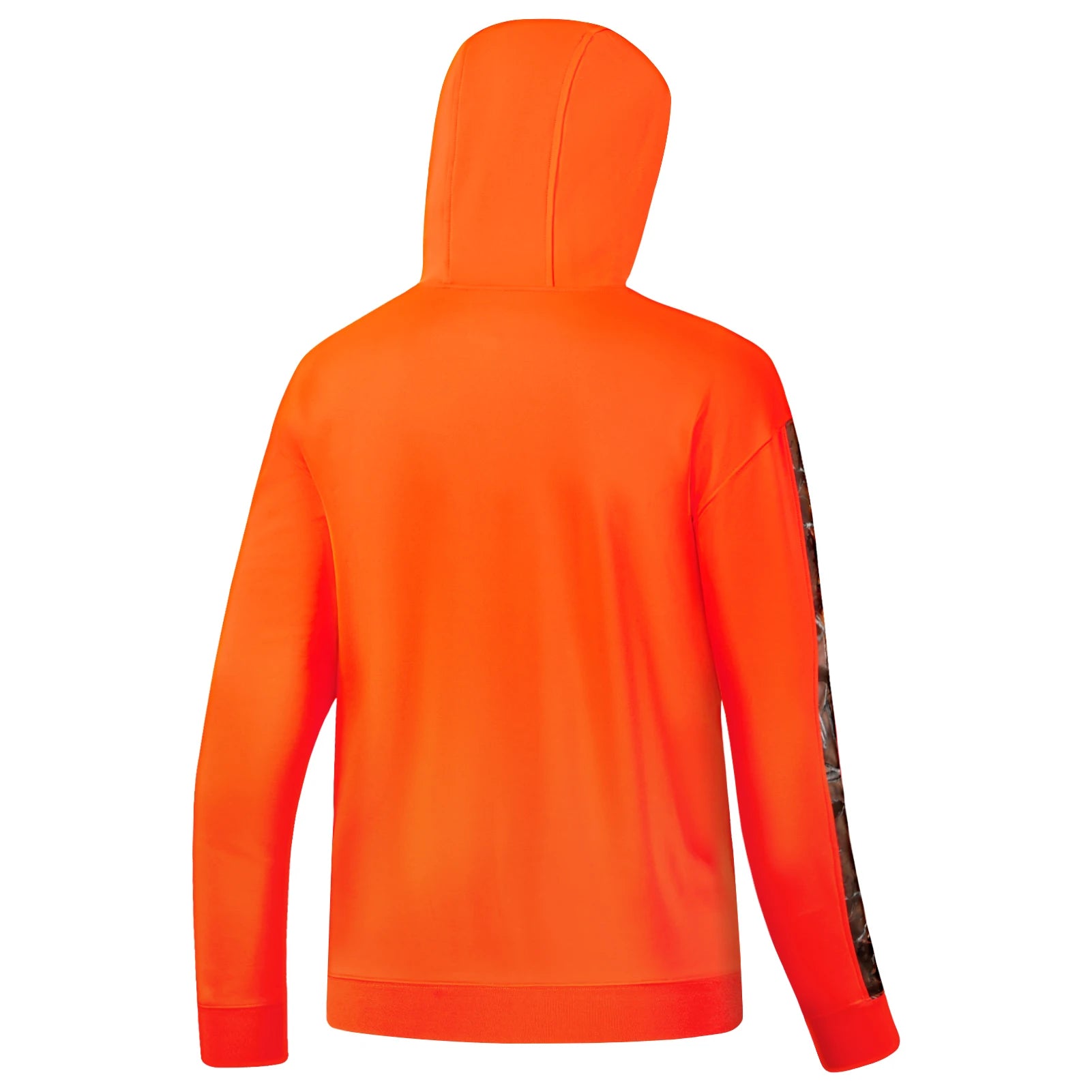 BASSDASH Sudadera con capucha de polar para caza para hombre, de peso medio, resistente al agua, de alto rendimiento, con camuflaje, para pesca al aire libre