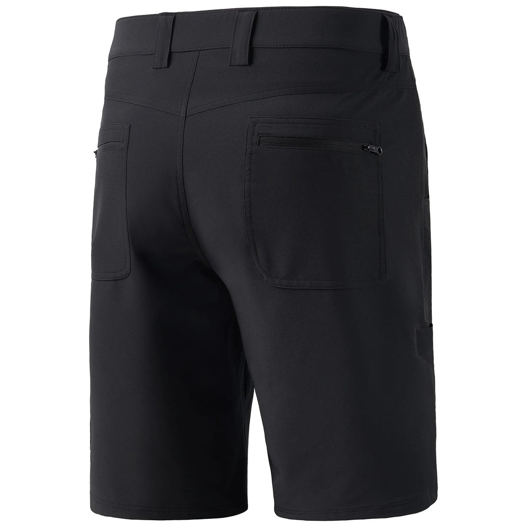 Pantalones cortos de pesca Bassdash para hombre, resistentes al agua, con bolsillos con cremallera, de secado rápido, de camuflaje, tácticos, para golf y senderismo