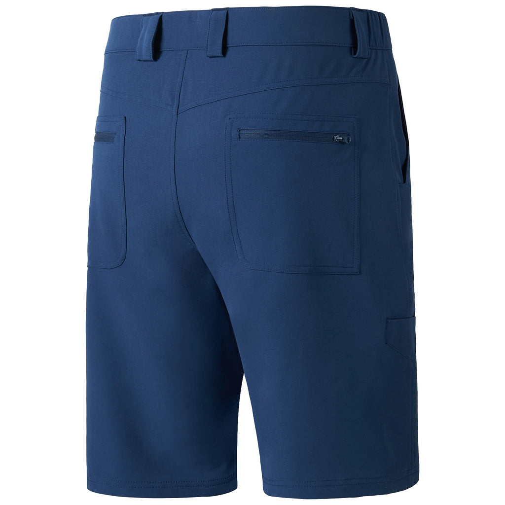 Pantalones cortos de pesca Bassdash para hombre, resistentes al agua, con bolsillos con cremallera, de secado rápido, de camuflaje, tácticos, para golf y senderismo