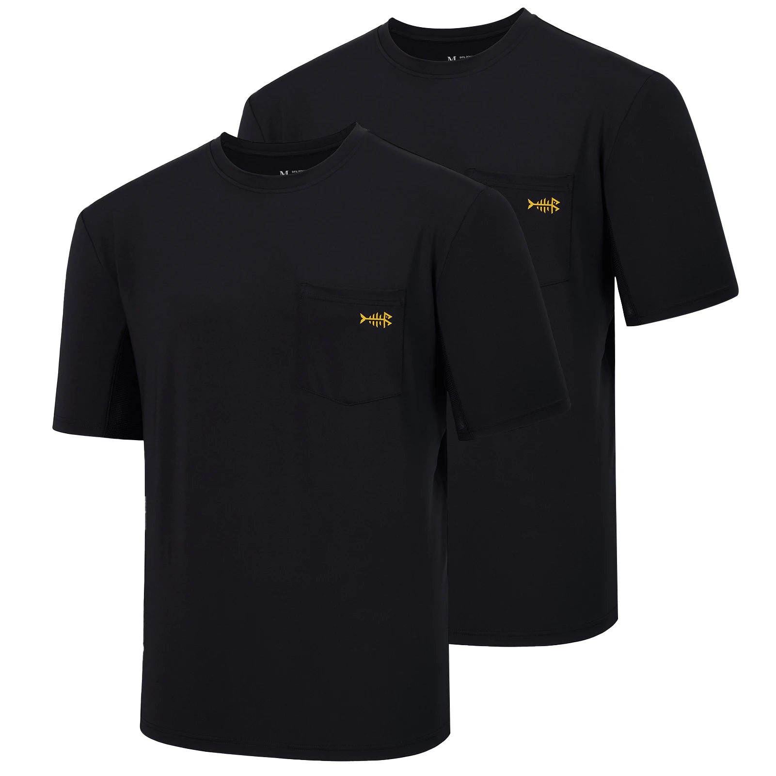 Bassdash Men’s UPF 50+ Performance Short Sleeve Pocket T-shirt UV Sun Protection Fishing Hiking Kayaking Sports Shirts