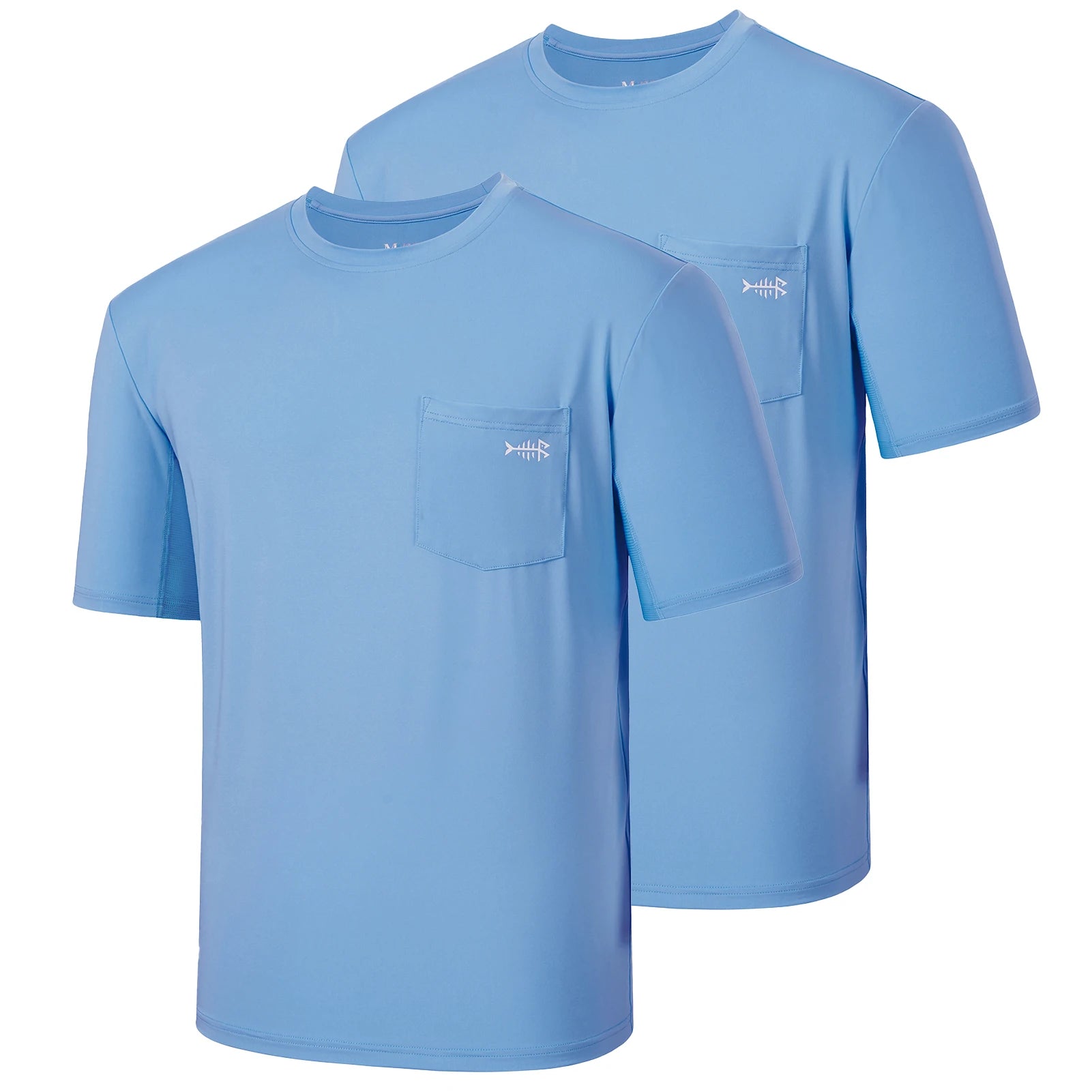 Bassdash Men’s UPF 50+ Performance Short Sleeve Pocket T-shirt UV Sun Protection Fishing Hiking Kayaking Sports Shirts