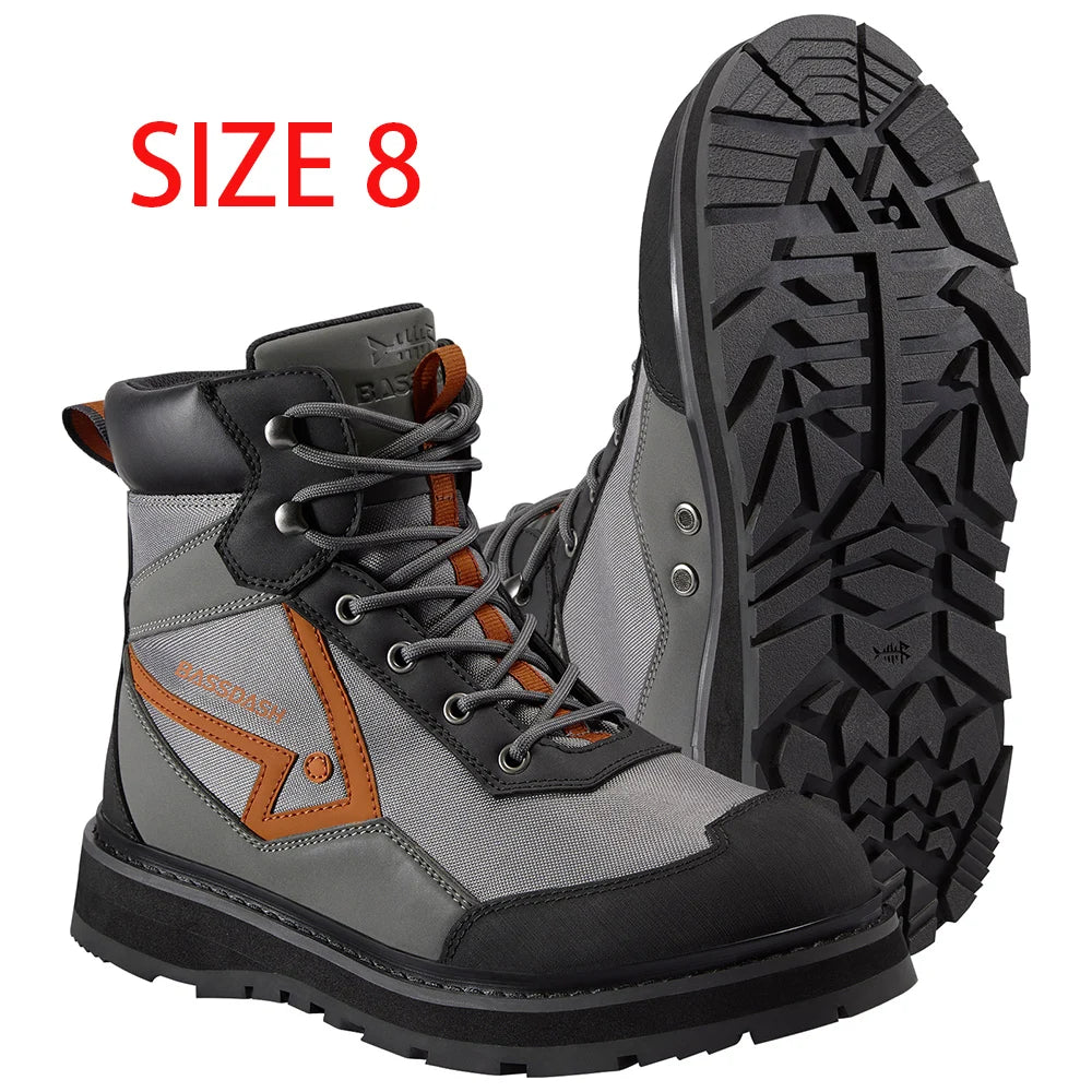 Botas de vadeo BASSDASH Flex para hombre, ligeras, con suela de goma antideslizante, para pesca con mosca