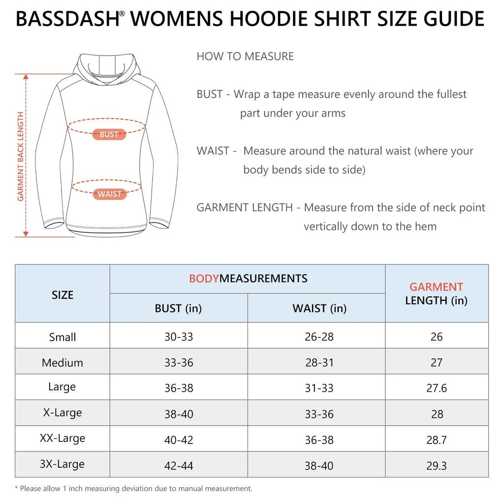 BASSDASH - Sudadera ligera de pesca con capucha y bolsillo para mujer, con protección solar UPF 50+, manga larga