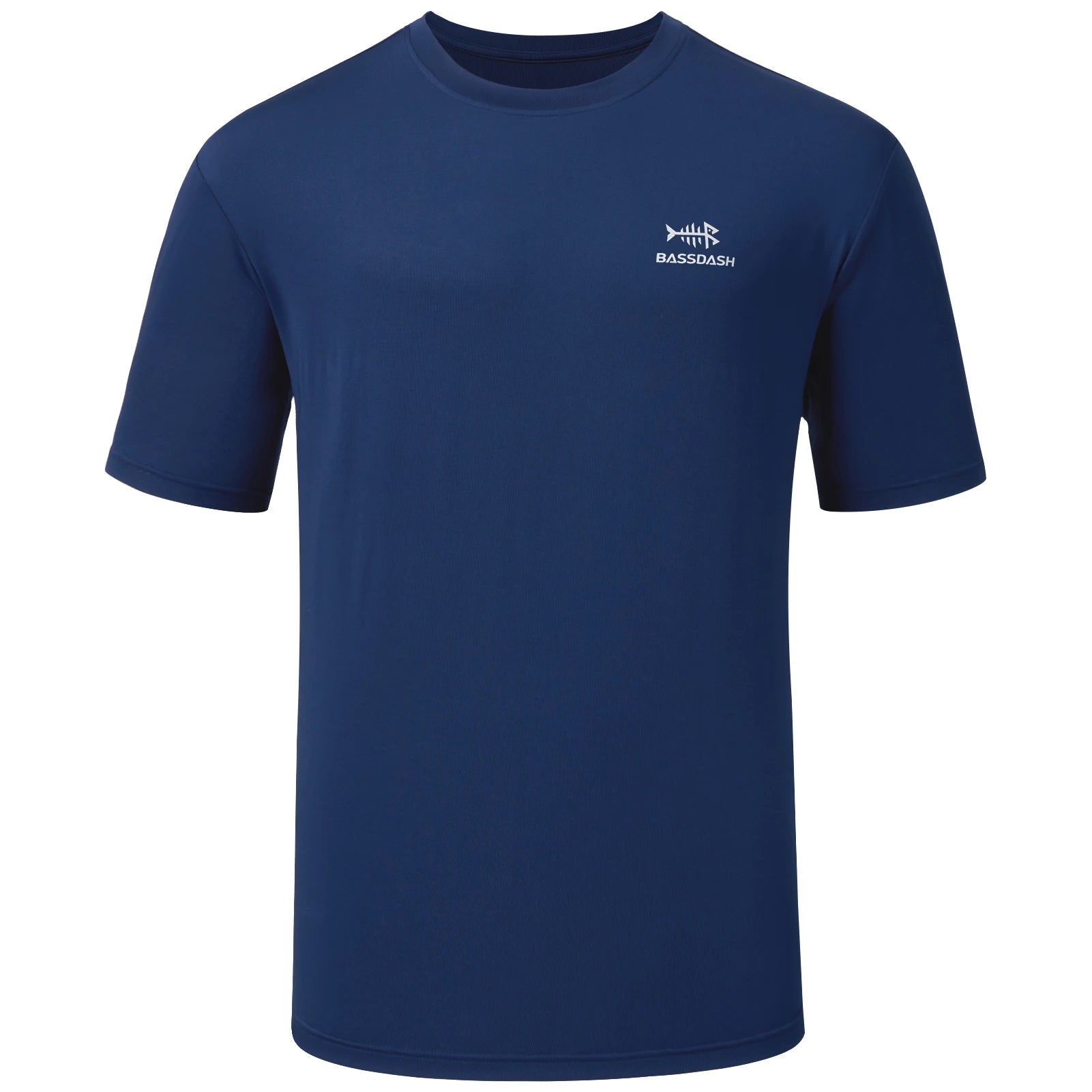 BASSDASH Camisetas de pesca de manga corta UPF 50+ para hombres Camisetas de alto rendimiento con protección solar UV para senderismo