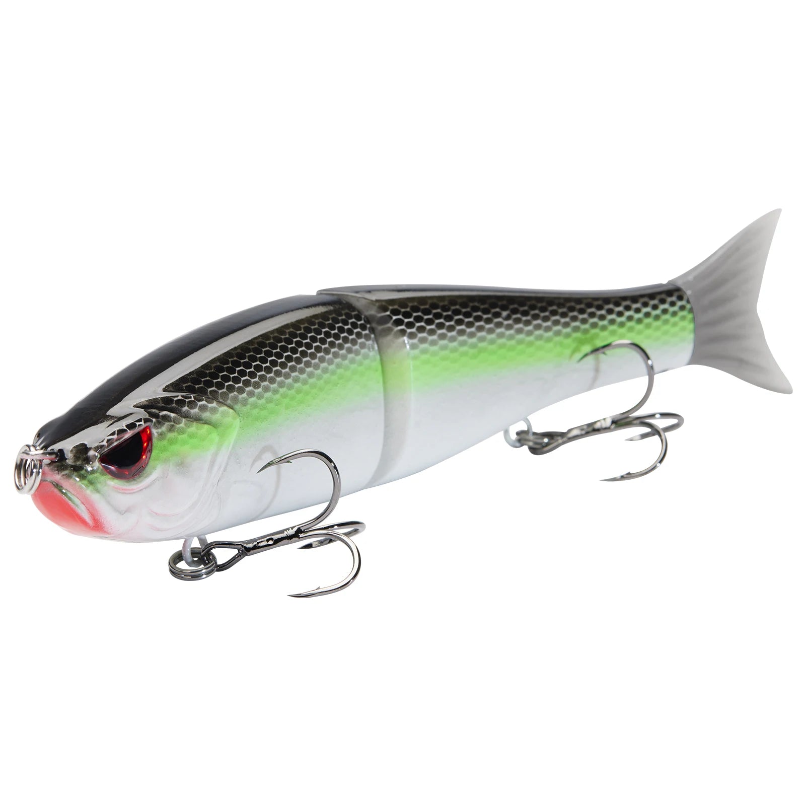 Bassdash Swimbaits - Señuelos deslizantes , 17,8 cm/62,5 g y 11,5 cm/18,4 g