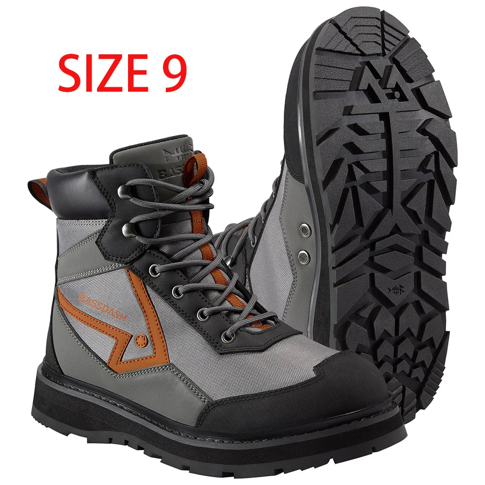 Botas de vadeo BASSDASH Flex para hombre, ligeras, con suela de goma antideslizante, para pesca con mosca