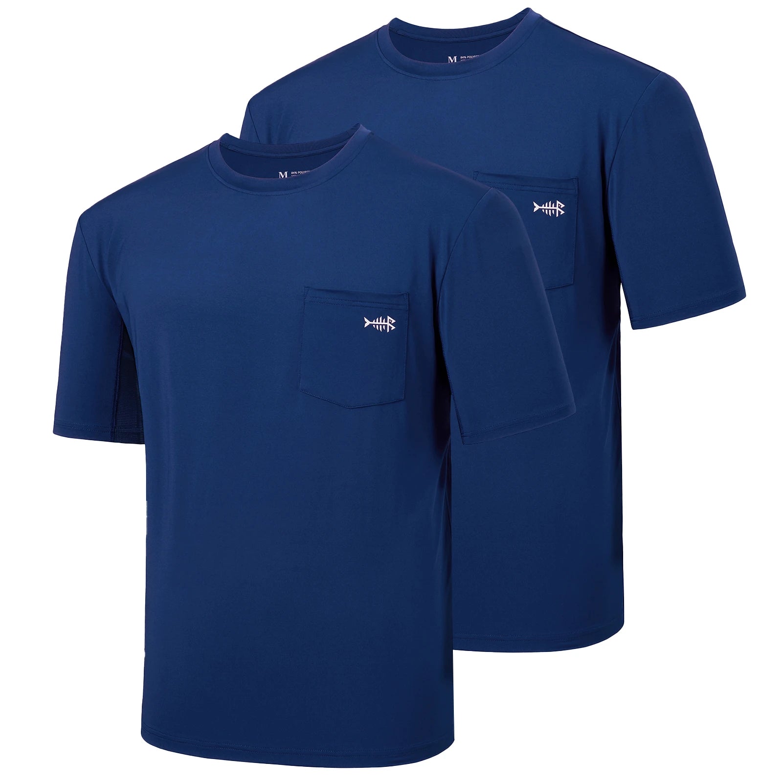 Bassdash Men’s UPF 50+ Performance Short Sleeve Pocket T-shirt UV Sun Protection Fishing Hiking Kayaking Sports Shirts