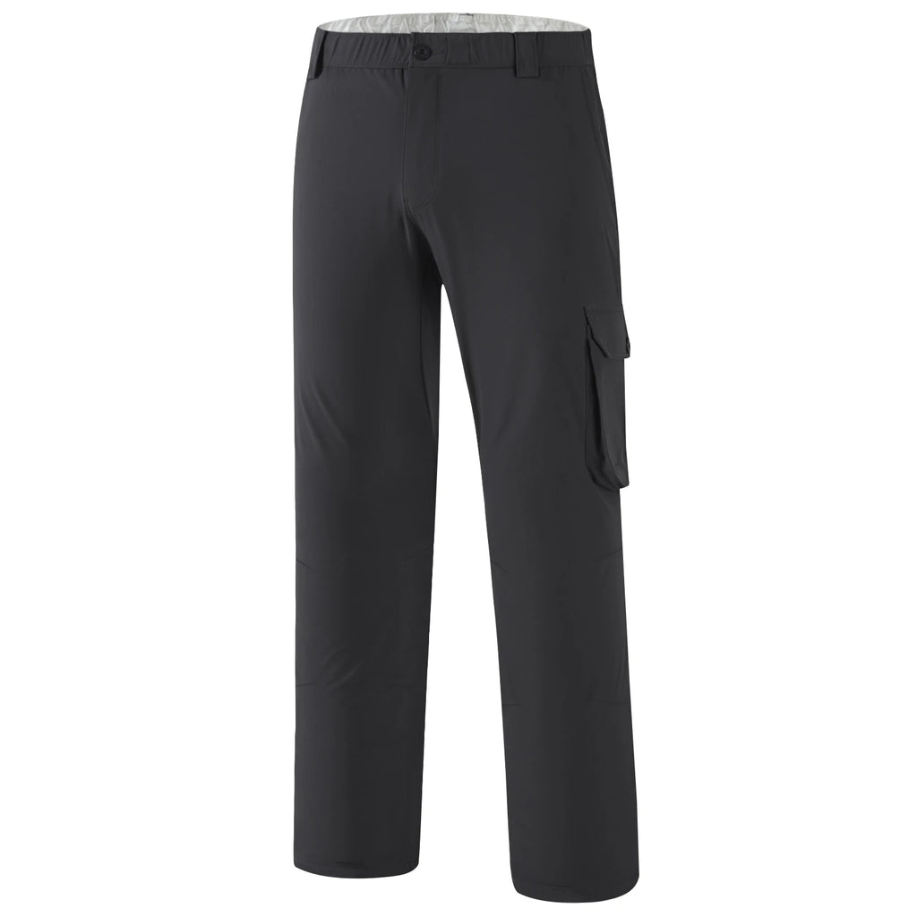 Pantalones cargo de pesca para hombre BASSDASH, resistentes al agua, de secado rápido, ligeros, UPF 50+ para senderismo al aire libre, cintura elástica