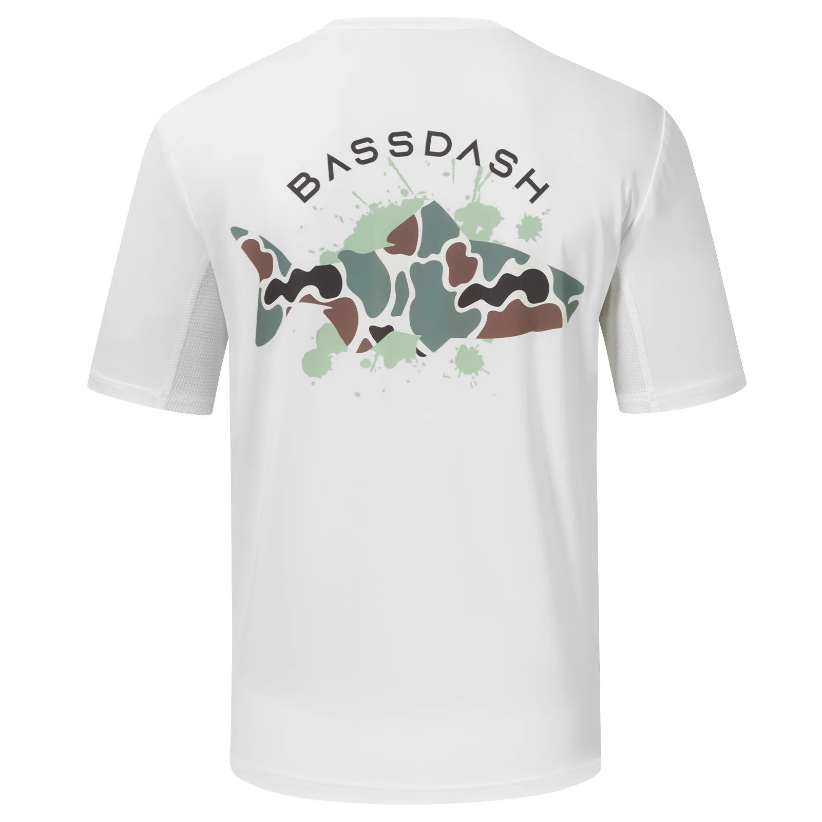 Camiseta de pesca Bassdash para hombre con protección solar UPF 50+, manga corta con bolsillo, secado rápido, protección solar UV, informal, para exteriores, FS46M