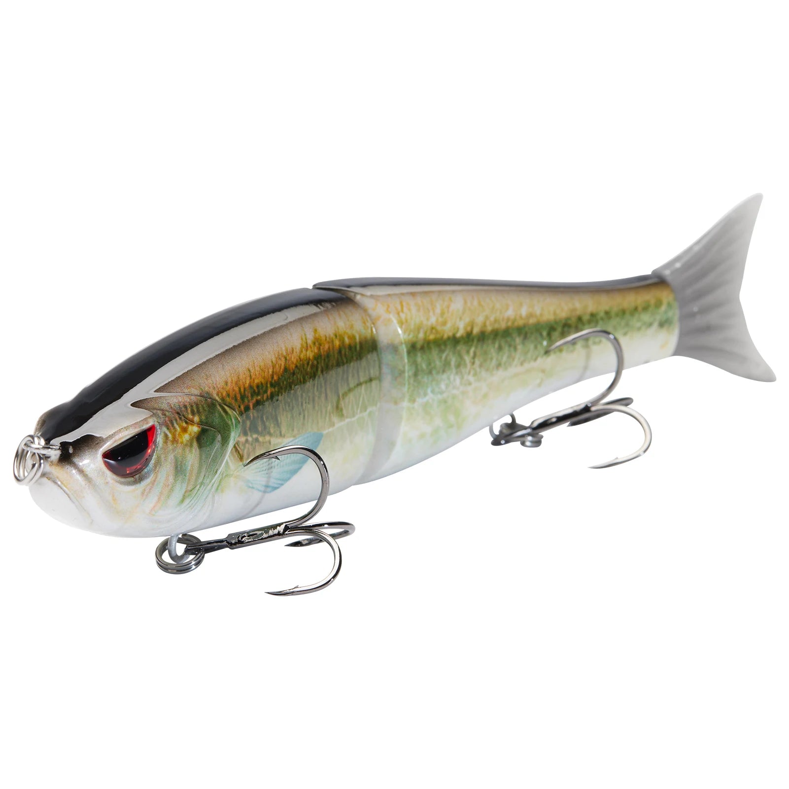 Bassdash Swimbaits - Señuelos deslizantes , 17,8 cm/62,5 g y 11,5 cm/18,4 g