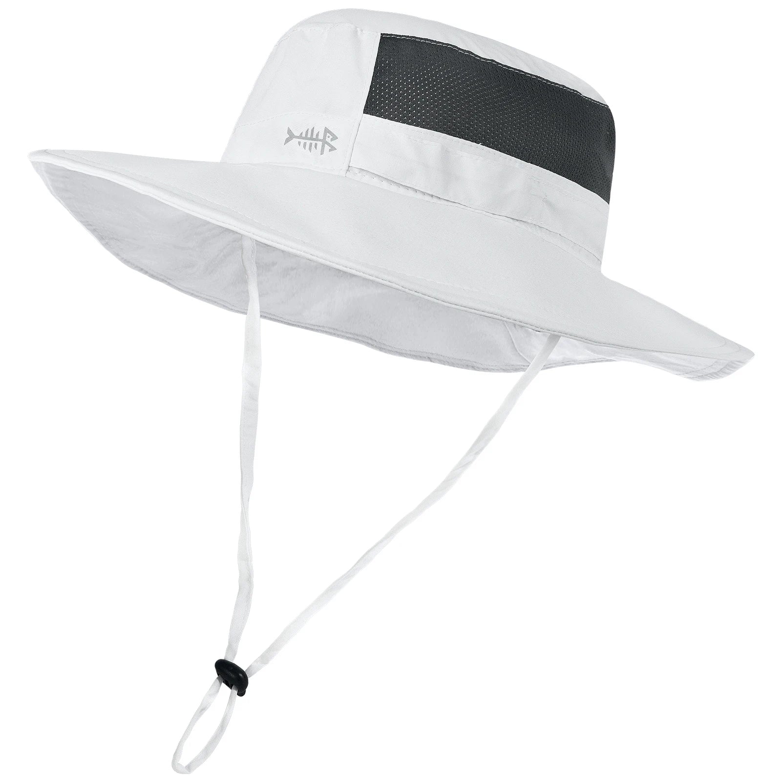 Bassdash - Sombrero de pesca desmontable con protección solar UPF 50+, resistente al agua y con solapa de cuello desmontable, ideal para senderismo y acampada