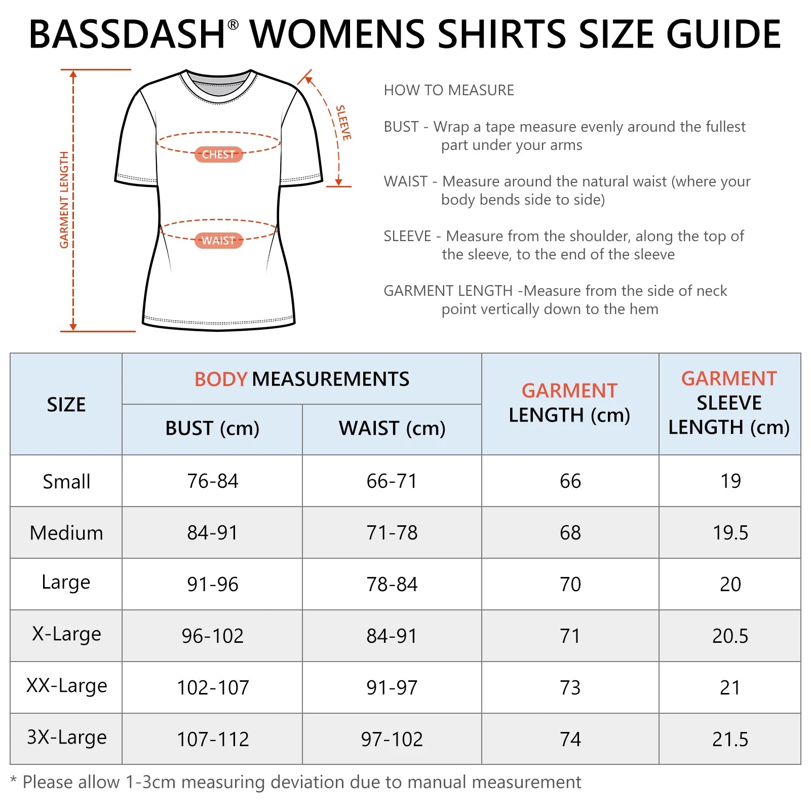 BASSDASH Camiseta de manga corta con cuello redondo y FPS 50+ para mujer, protección solar, refrescante, para pesca, senderismo, informal