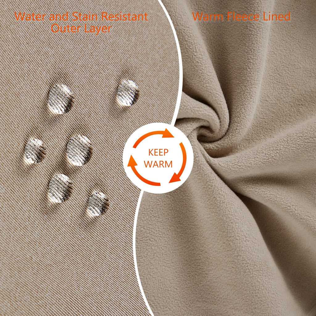 BASSDASH Men’s Fleece Lined Fishing Hoodies Water Resistant Performance Pullover Sweatshirts Stretchy Hunting Workout Sweatshirt