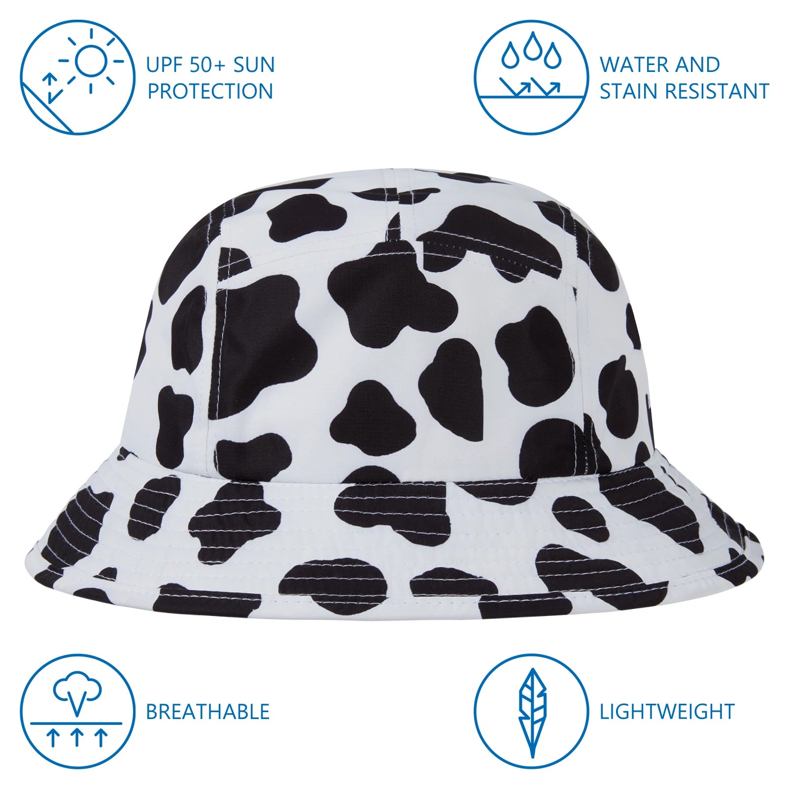 BASSDASH UPF50+ Fishing Bucket Hat for Men Women Lightweight Water Resistant Packable Outdoor Summer Sun Hats FH13