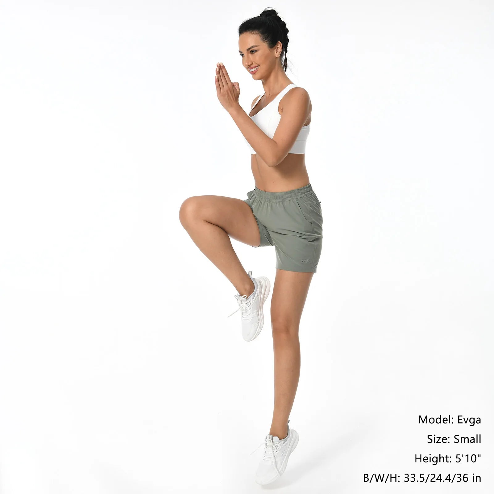 Pantalones cortos cargo Bassdash de 12,7 cm para mujer, para pesca, senderismo, secado rápido, con bolsillos con cremallera, resistentes al agua UPF 50+, para verano, informales