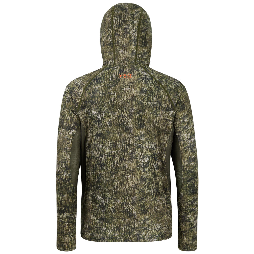 BASSDSASH - Sudadera ligera de camuflaje para caza, con protección UPF 50+, secado rápido, manga larga, para hombre, con capucha