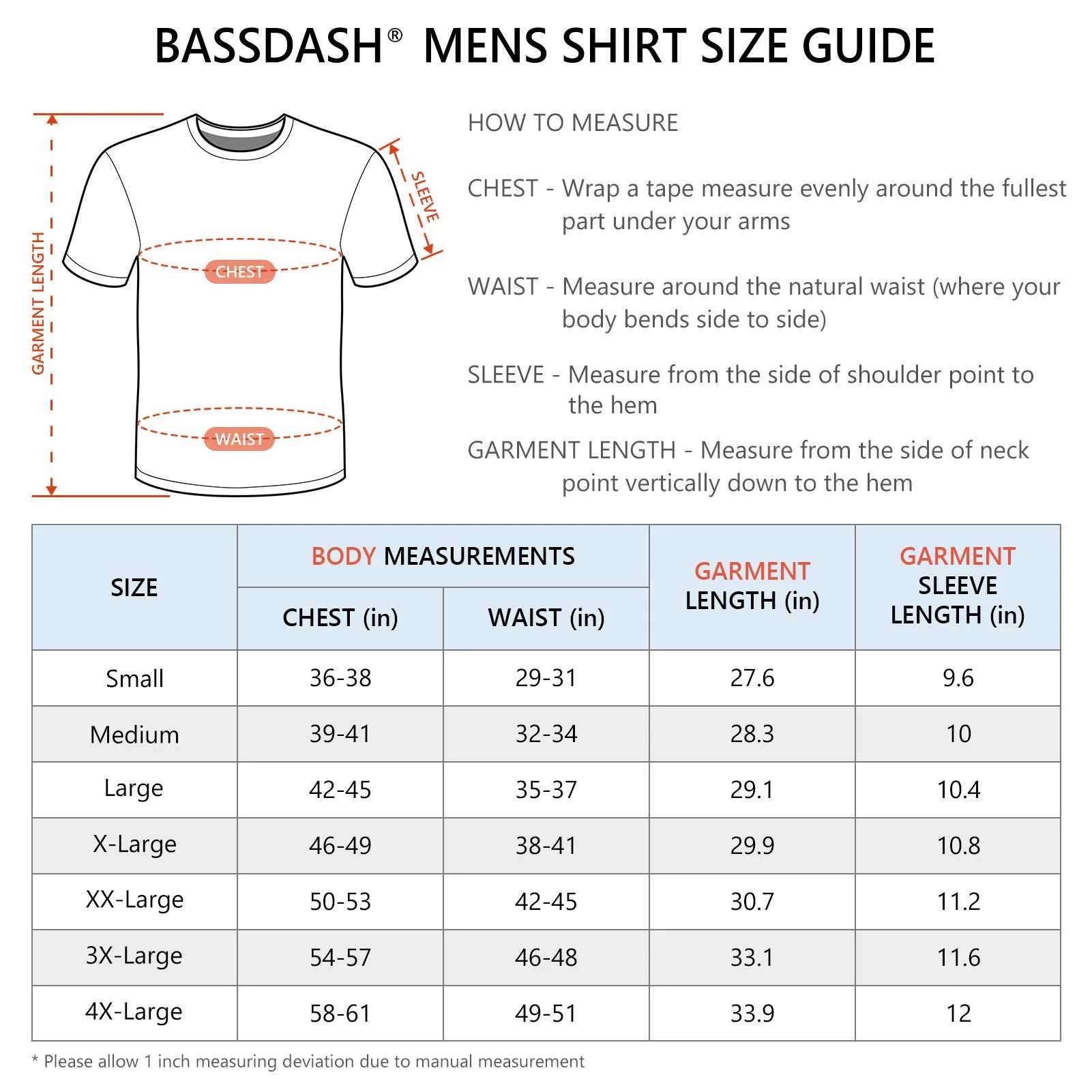 Bassdash Men’s Graphic T-Shirts Short Sleeve Fishing Shirt UPF 50+ Moisture Wicking UV Sun Protection FS36M
