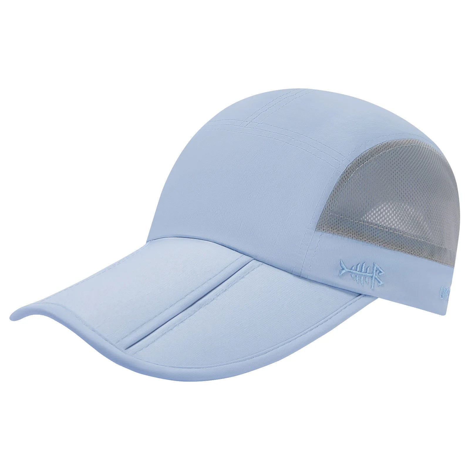 Gorra de béisbol plegable BASSDASH para pesca, resistente al agua UPF 50+, portátil, para exteriores, para mujeres y hombres, para senderismo, ajustable