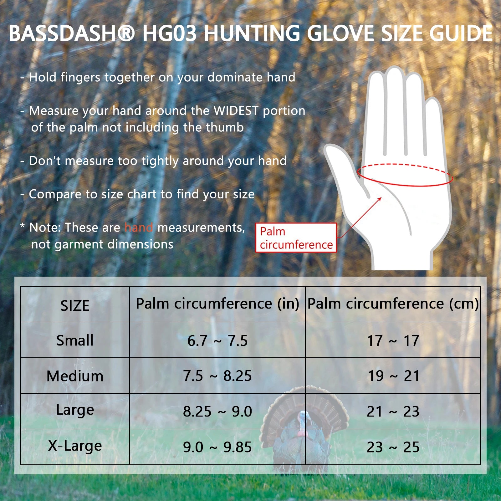 Guantes de caza unisex sin dedos BASSDASH con camuflaje para hombre y mujer, para clima cálido, pesca, UPF 50+