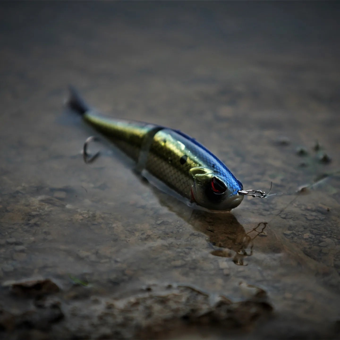 Bassdash Swimbaits - Señuelos deslizantes para lucio, trucha y pececillo, duros, 17,8 cm/62,5 g y 11,5 cm/18,4 g