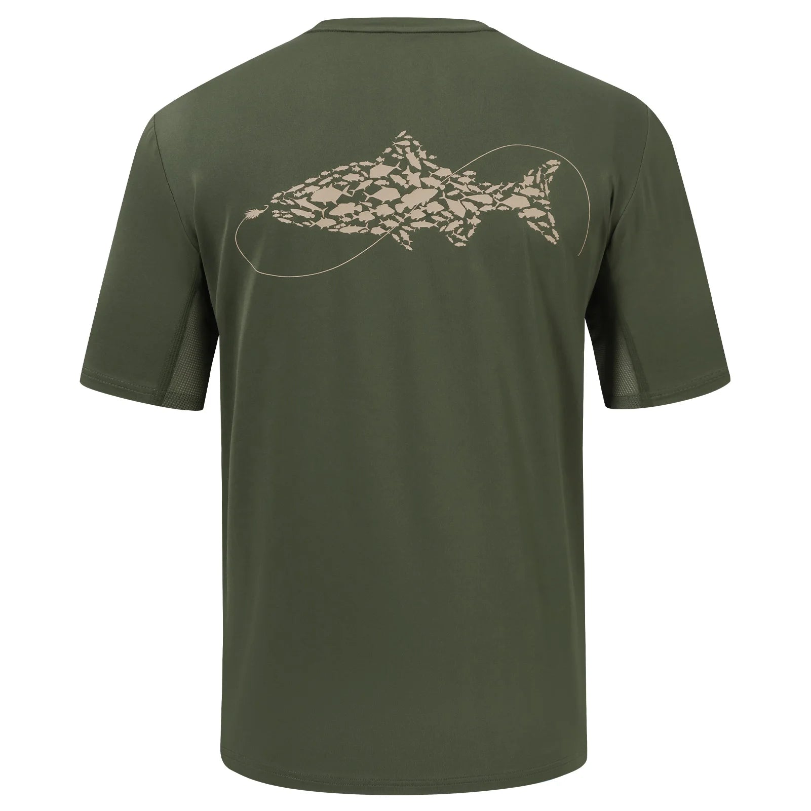 Bassdash Men’s Graphic T-Shirts Short Sleeve Fishing Shirt UPF 50+ Moisture Wicking UV Sun Protection FS36M