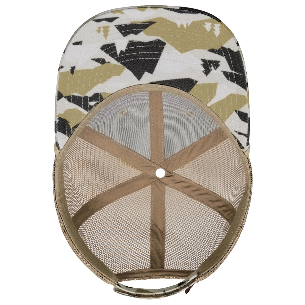Gorra de camionero con cuerda de camuflaje BASSDASH, gorra de béisbol bordada ajustable con parte trasera de malla